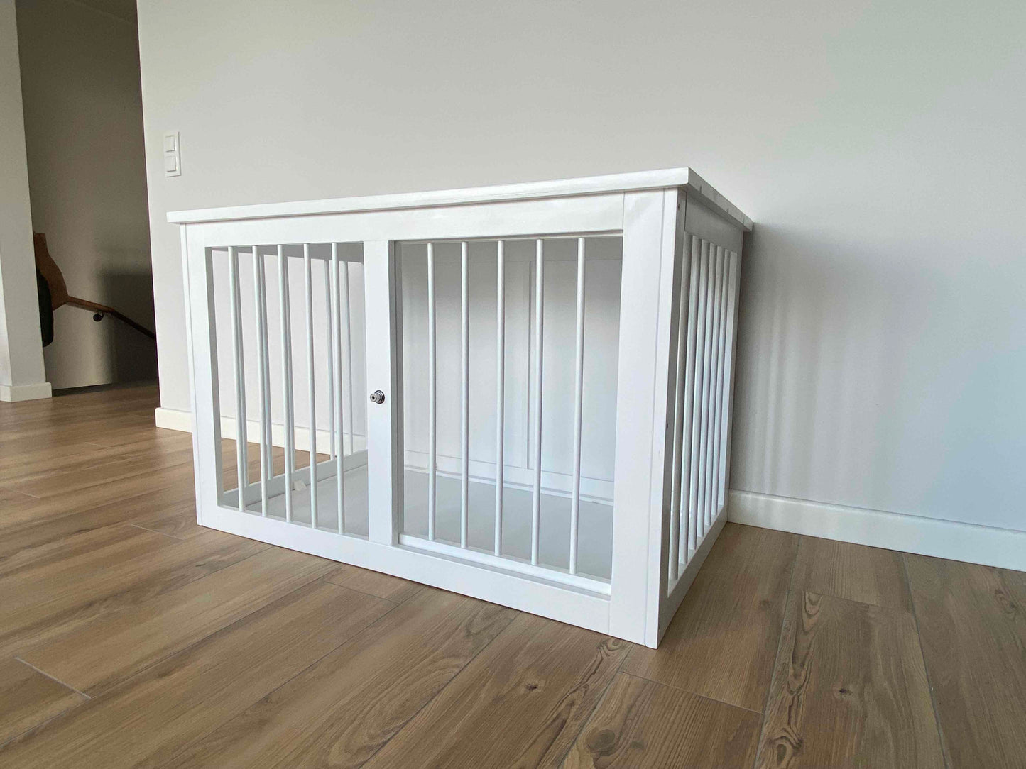 Elegant White Dog Crate Furniture: Comfortable, Durable, Beautiful Design