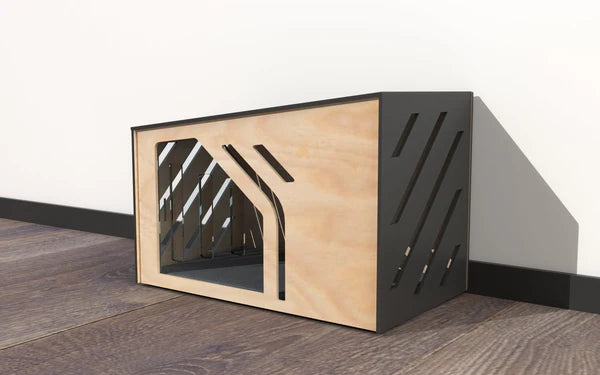 Wooden Dog Crates in Scandinavian and Nordic Style: Minimalist Design for Modern Homes