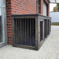 Sturdy and powerful Double industrial style dog house