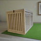 Luxurious and Functional: Fancy Dog Cage with Cozy Side Garage Door