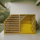 Vibrant Yellow Dog House - Cozy Home for Your Furry Friend