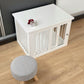 Elegant White Dog Crate Furniture: Comfortable, Durable, Beautiful Design