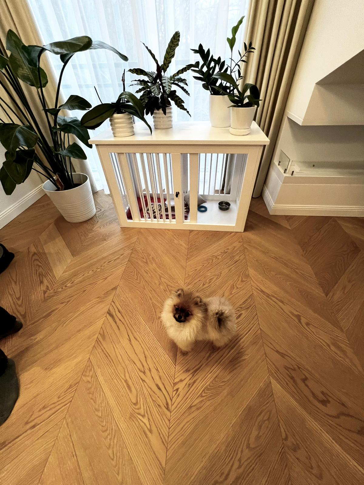 Elegant White Dog Crate Furniture: Comfortable, Durable, Beautiful Design