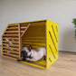 Vibrant Yellow Dog House - Cozy Home for Your Furry Friend