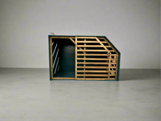 Unique Emerald Dog House - Stylish Shelter for Your Furry Companion