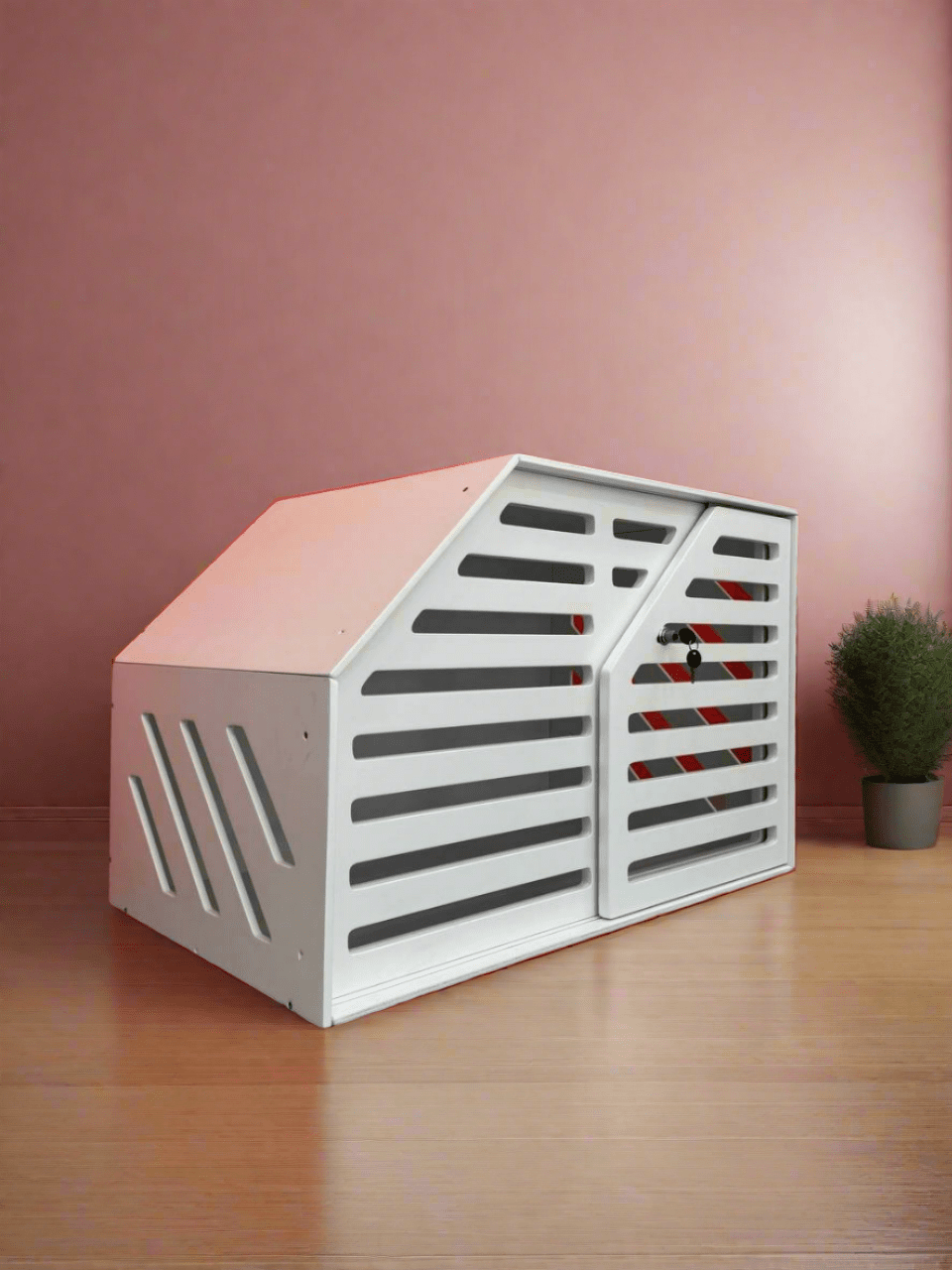 White Dog Crate Furniture - Elegant and Functional Pet Storage Solution