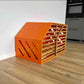 Stylish Bright Orange Dog House - Comfortable Home for Feeling Safe