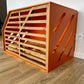 Stylish Bright Orange Dog House - Comfortable Home for Feeling Safe