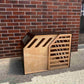 Custom Designed Indoor Outdoor Dog Crate natural+black