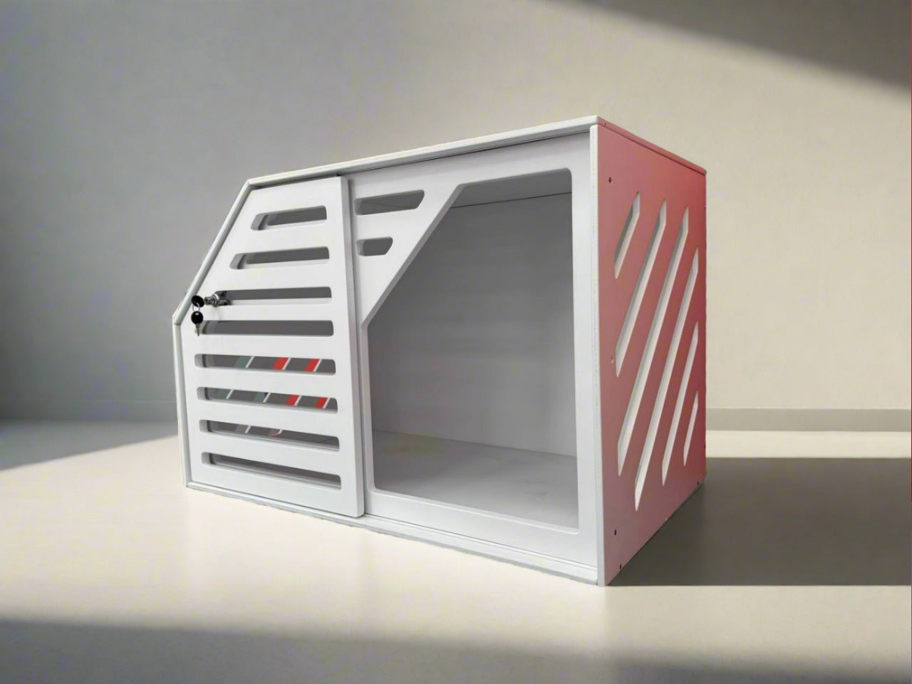 White Dog Crate Furniture - Elegant and Functional Pet Storage Solution