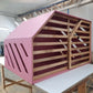 Amazing Black Dog House with Slide Door - Comfortable Pet Shelter