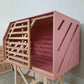 Handcrafted Pink Dog House for a Comfortable and Charming Pet Haven