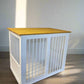 Beautiful dog crate with table 2 in 1