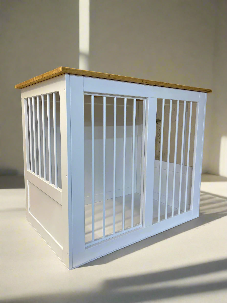 Beautiful dog crate with table 2 in 1