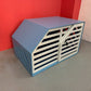 Blue + White Dog Crate Furniture - Elegant and Functional Pet Storage Solution