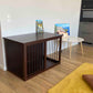 Modern dog crate furniture Moxie Brown+Black