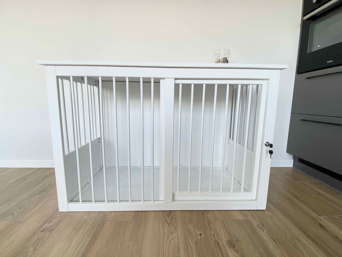 Beautiful White dog crate