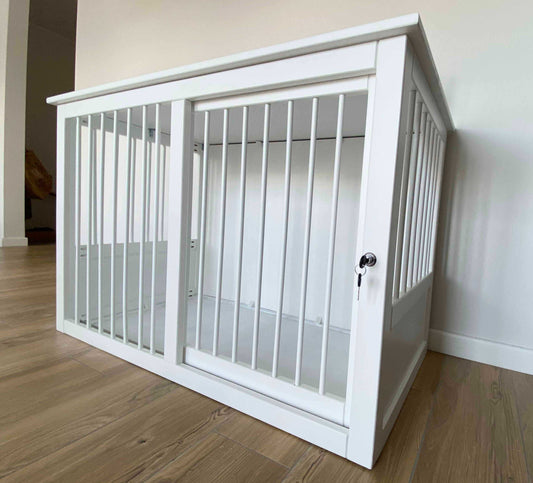 Beautiful White dog crate