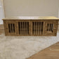 Handcrafted White Wood Crate for Two Dogs - Stylish, Comfortable