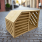 Handcrafted Natural Color Wood Dog House - Lovely Home for Your Pup