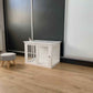 Elegant White Dog Crate Furniture: Comfortable, Durable, Beautiful Design