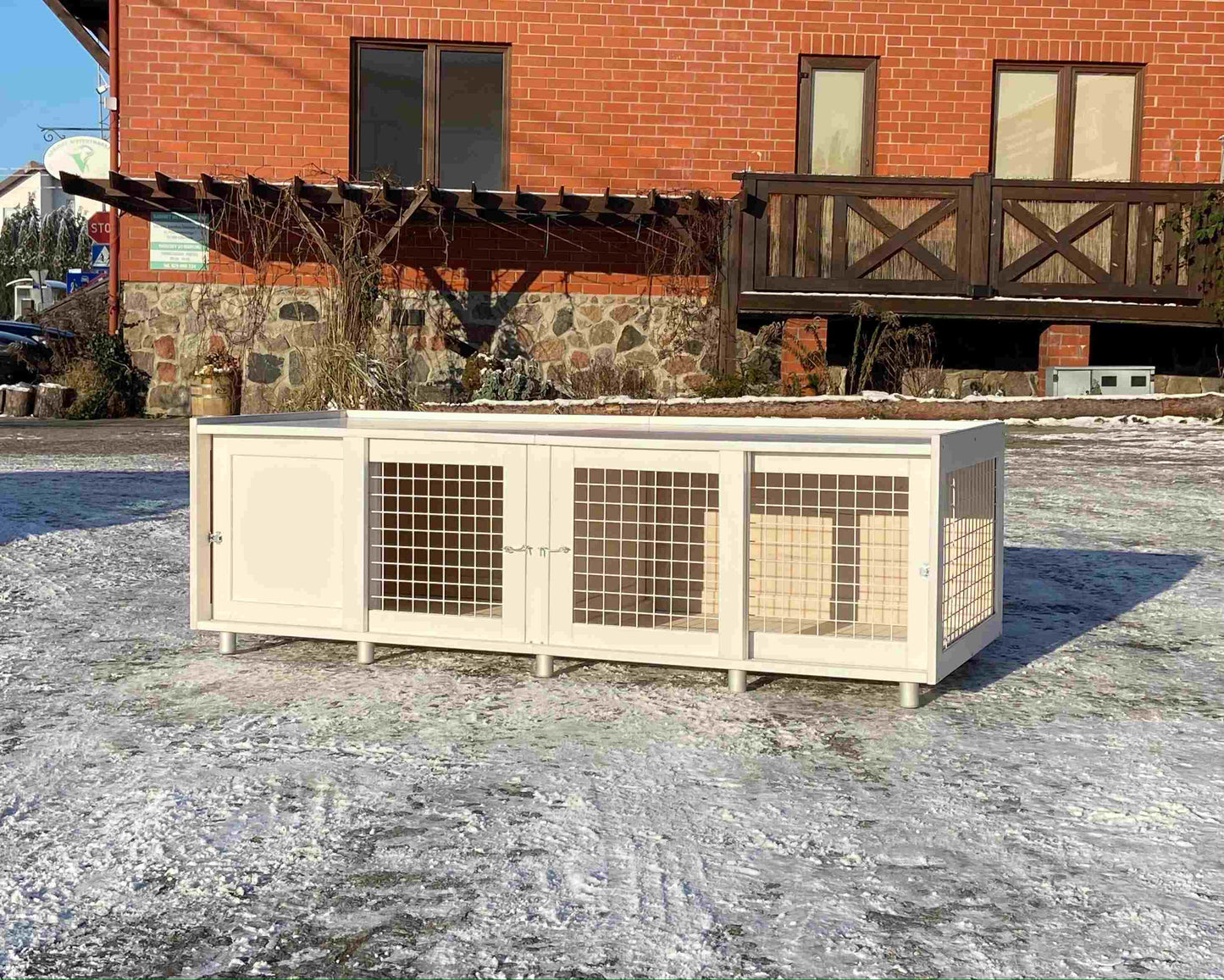 Outdoor Rabbit hutches, any color, made of the highest grade plywood