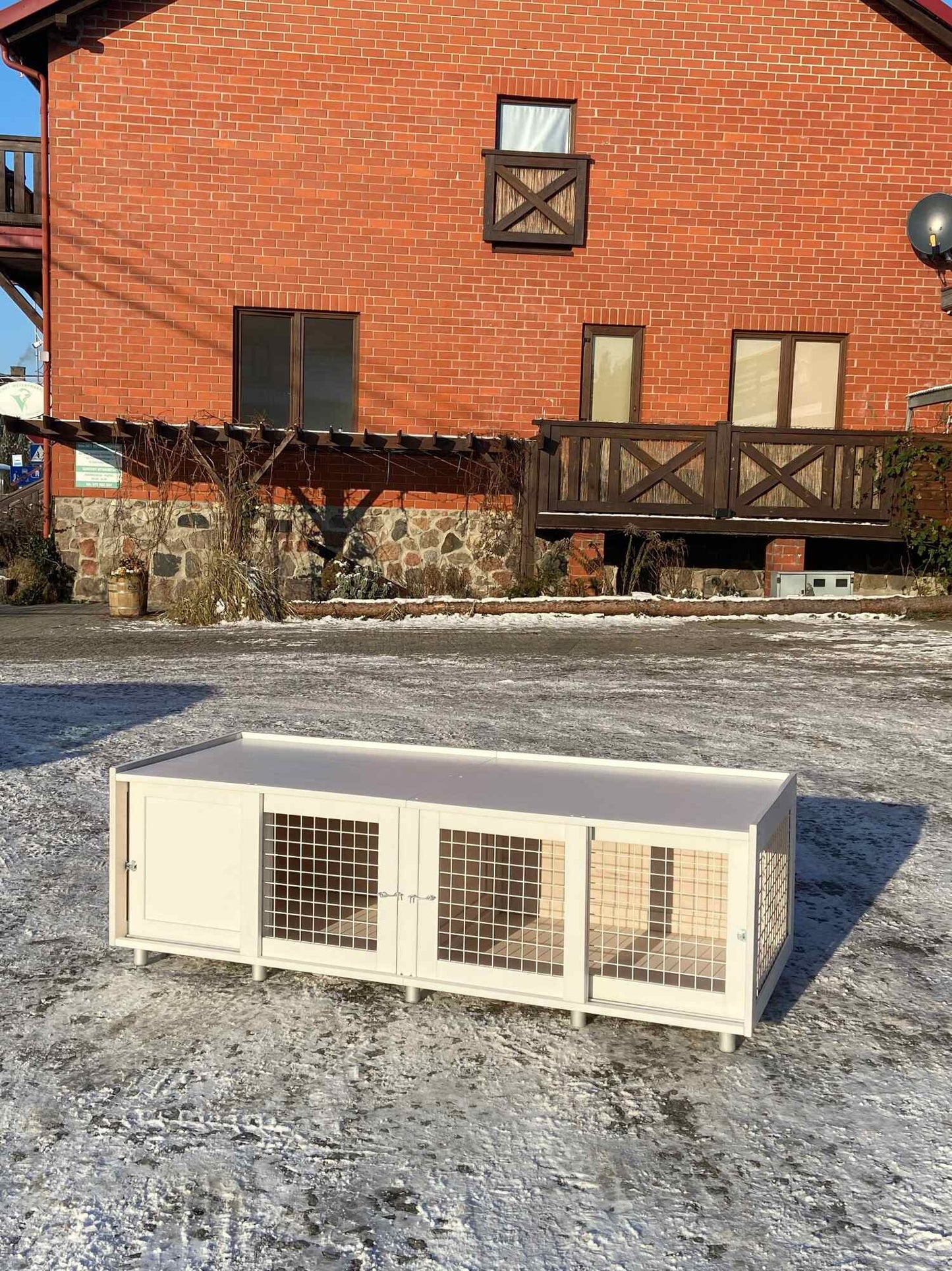 Outdoor Rabbit hutches, any color, made of the highest grade plywood