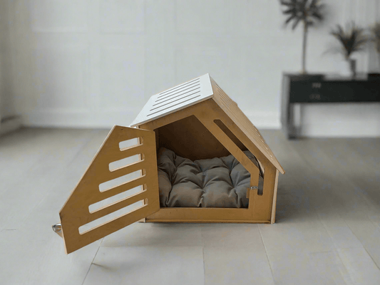 Stylish house for your dog, small and large dog crate in different colors.