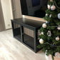 Handmade Black Dog Crate Furniture: Elegant Design, Comfortable and Safe Haven