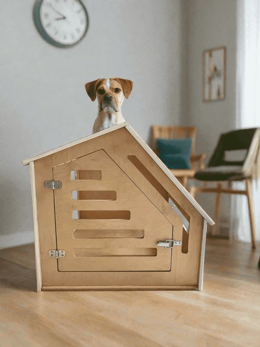 Stylish house for your dog, small and large dog crate in different colors.