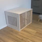 Vibrant and Comfortable White Dog Crate with Sliding Door - Safe House for Pets