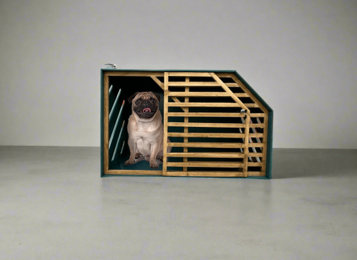 Unique Emerald Dog House - Stylish Shelter for Your Furry Companion