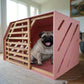 Handcrafted Pink Dog House for a Comfortable and Charming Pet Haven