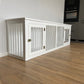 Double house for dog, home kennel for your pet made of natural wood - WoW WooD