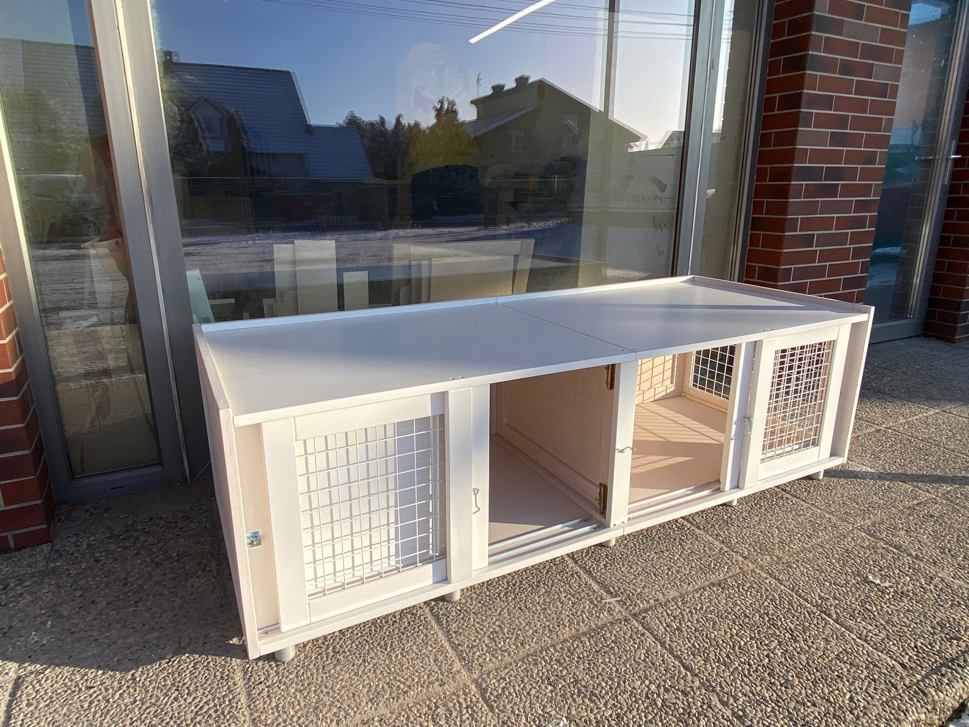 Furniture for rabbits and bunnies, house cage for domestic rabbits of small and large size - WoW WooD